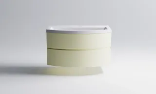 Тумба с раковиной Astra-Form Венеция 2.0 03100004ral1013+04010022 80 см бежевый матовый